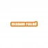 Mission Failed Araba Sticker 17x17 Cm Turuncu