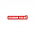 Mission Failed Araba Sticker 17x17 Cm Kırmızı