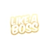 Like a Boss Araba Stickeri 17x17 Cm Gold