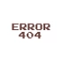 Error 404 Araba Stickeri 17x17 Cm Kahverengi