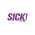 Sick Series Araba Sticker 17x17 Cm Mor