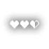 Kalan Canlar Araba Sticker 17x17 Cm Beyaz