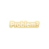 Problem? Araba Sticker 17x17 Cm Gold