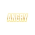 Angry Araba Sticker 17x17 Cm Gold