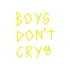 Boys Dont Cry Araba Sticker 17x17 Cm Sarı