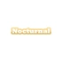 Nocturnal Araba Sticker 17x17 Cm Gold