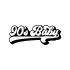 90s Baby Araba Sticker 17x17 Cm Siyah