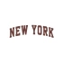 New York Araba Sticker 17x17 Cm Kahverengi