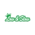 Low&Slow Araba Sticker 17x17 Cm Yeşil