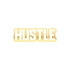 Hustle Araba Sticker 17x17 Cm Gold