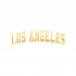 Los Angeles Araba Sticker 17x17 Cm Gold
