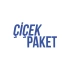 Çiçek Paket Araba Sticker 17x17 Cm Mavi