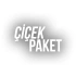 Çiçek Paket Araba Sticker 17x17 Cm Beyaz
