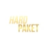 Hard Paket Araba Sticker 17x17 Cm Gold