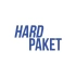Hard Paket Araba Sticker 17x17 Cm Mavi