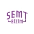 Semt Bizim Araba Sticker 17x17 Cm Mor