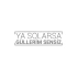 Ya Solarsa Güllerim Sensiz Araba Sticker 17x17 Cm Gri