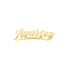 Ayarsız Araba Sticker 17x17 Cm Gold