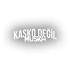Kasko Değil Muska Araba Sticker 17x17 Cm Beyaz