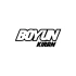 Boyun Kıran Araba Sticker 17x17 Cm Siyah