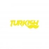 Turkish Araba Sticker 17x17 Cm Sarı