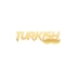 Turkish Araba Sticker 17x17 Cm Gold