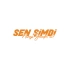 Sen Şimdi Naneyi Yemedin mi? Araba Sticker 17x17 Cm Turuncu