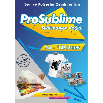 ProSublime Transfer Baskı Kağıdı-A4 (100lü Paket)