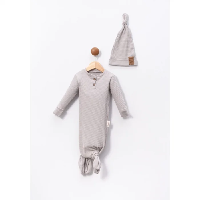 ERKEK 0/3-3/6 AY ŞAPKALI BAĞLAMALI ZIBIN