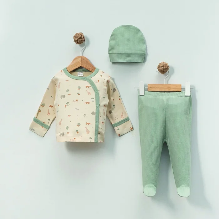 ERKEK 0/3-3/6 AY SAFARİ ZIBIN SET