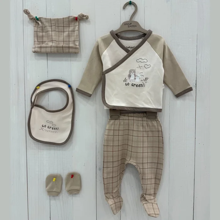 ERKEK 0-3 AY GO GREEN KUTULU 5Lİ SET