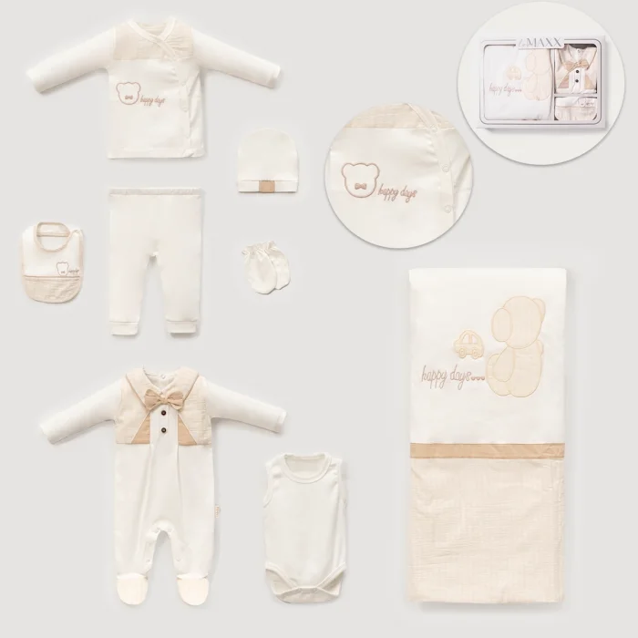 ERKEK 0-3 AY HAPPY DAYS KUTULU SET