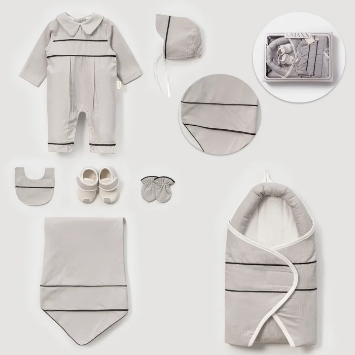 ERKEK 0-3 AY KIL BİYELİ KUTULU SET