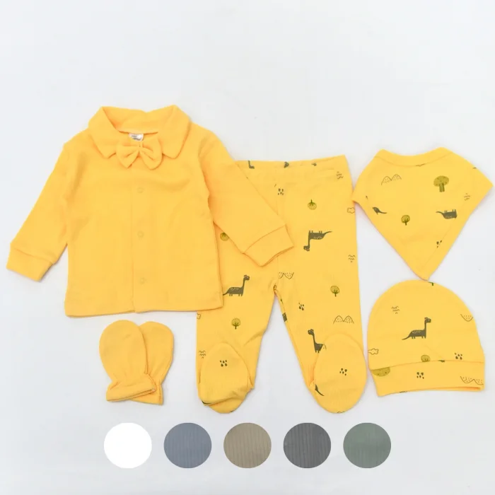 ERKEK 0-3 AY RAPORLU DİNOZOR 5Lİ SET