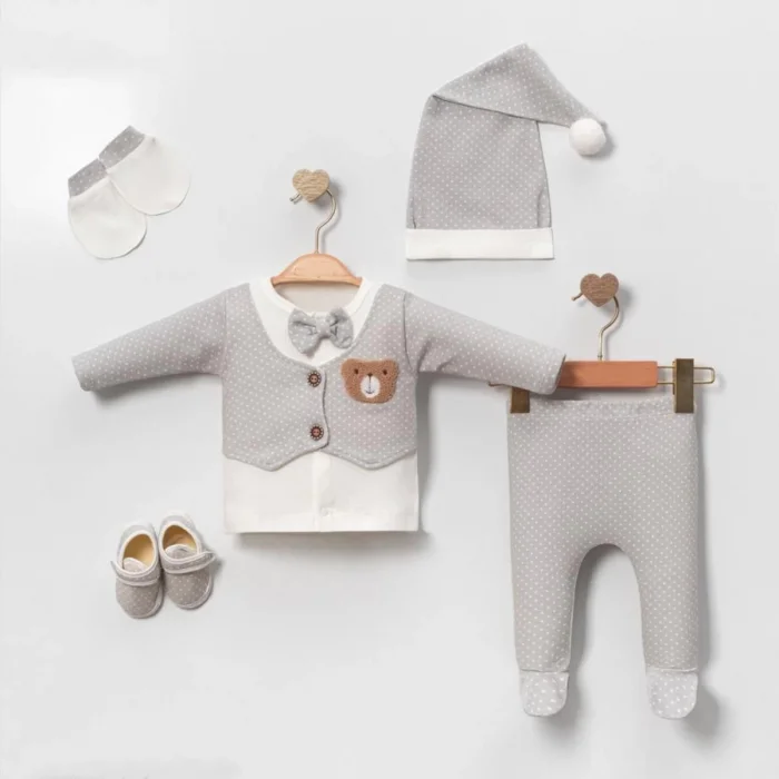 ERKEK 0-3 AY UYKUCU AYICIK 5Lİ SET