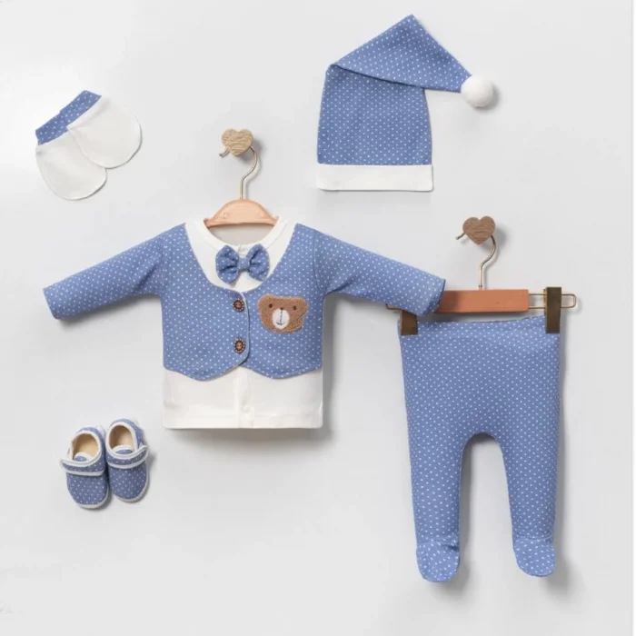 ERKEK 0-3 AY UYKUCU AYICIK 5Lİ SET