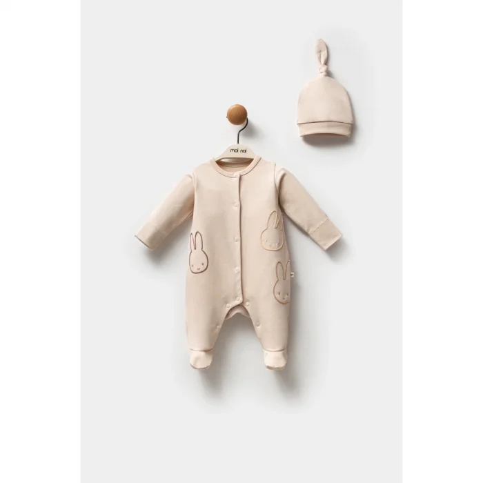 ERKEK 3-6 AY TAVŞAN ŞAPKALI TULUM