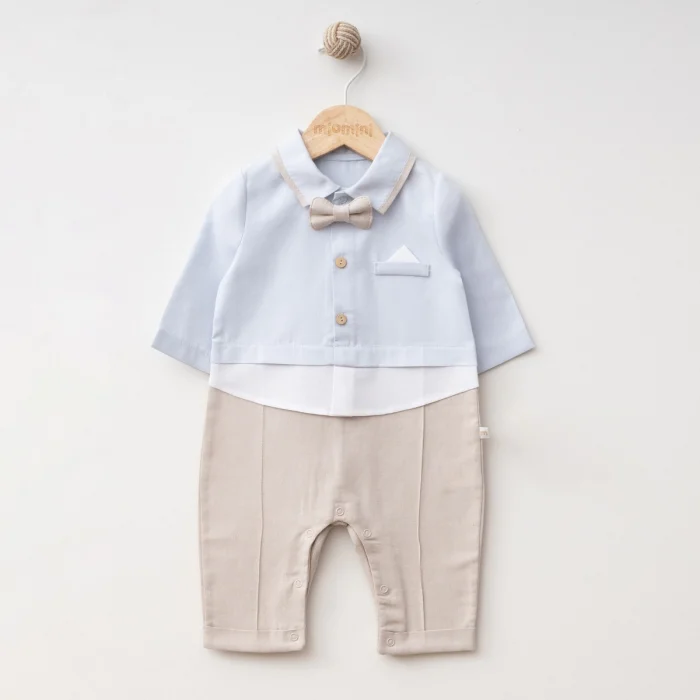 ERKEK 0-3-6-9 AY DOKUMA ŞIK PATİKSİZ TULUM