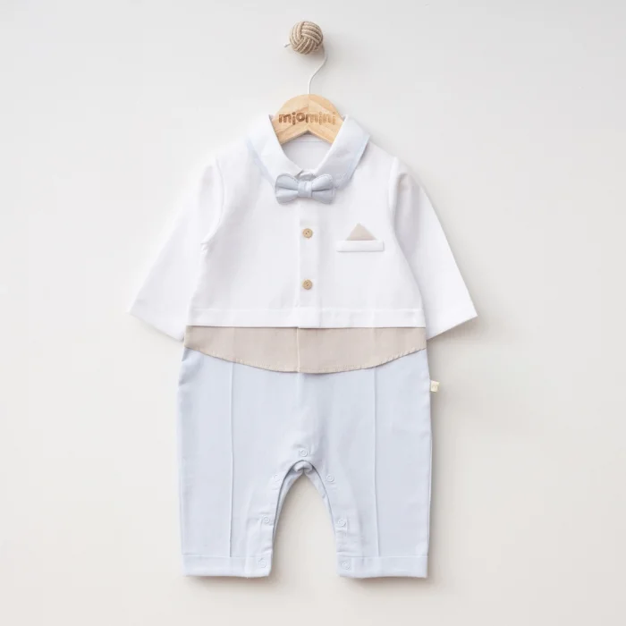 ERKEK 0-3-6-9 AY DOKUMA ŞIK PATİKSİZ TULUM