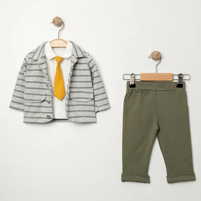 ERKEK 6-9-12-18 AY KRAVATLI CEKETLİ TAKIM