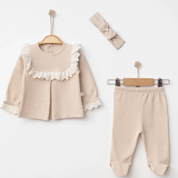 FİSTOLU WAFFLE 3LÜ SET