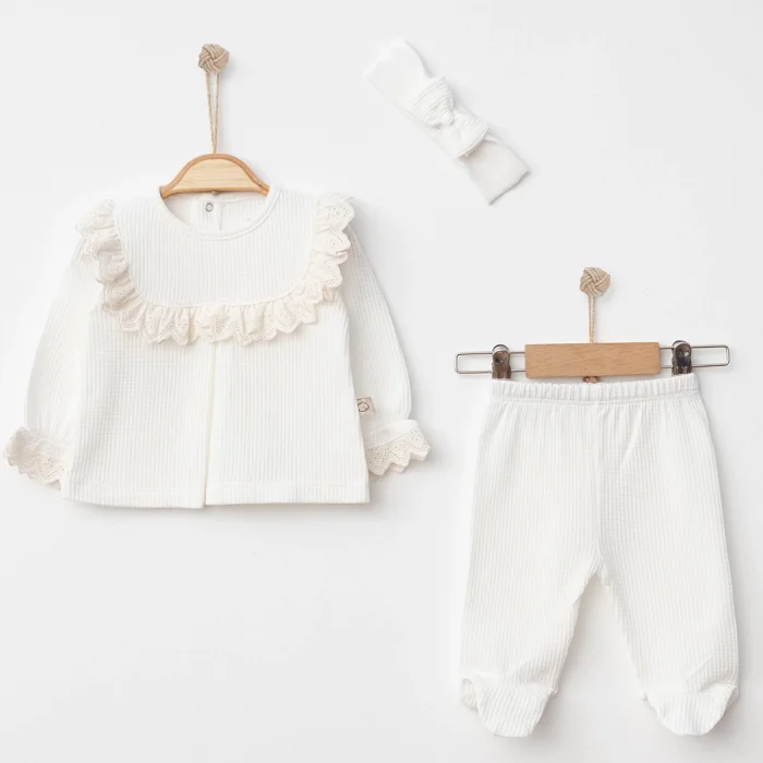 FİSTOLU WAFFLE 3LÜ SET