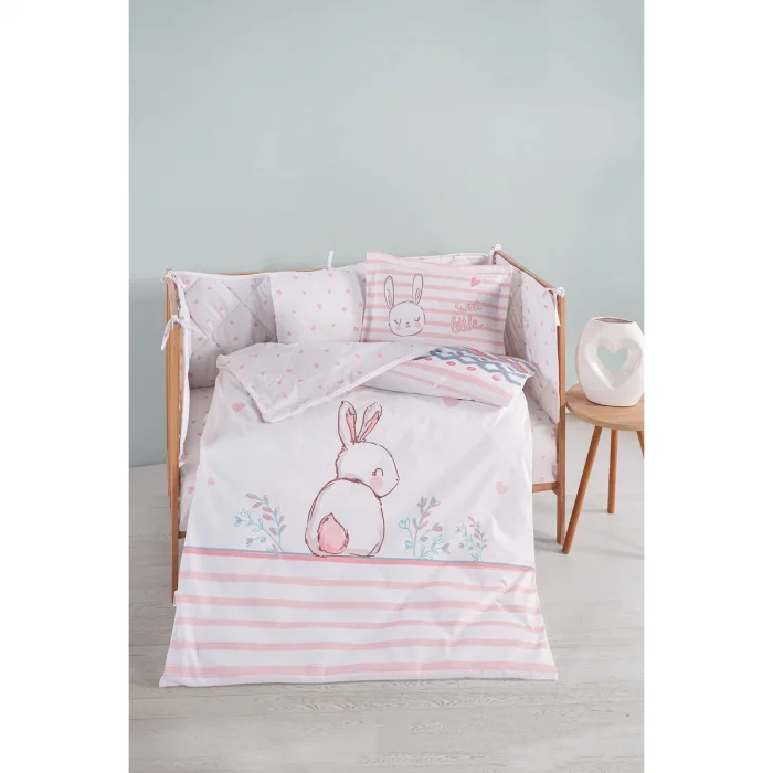 KANZ UNISEX BASKILI PAMUK UYKU SETİ SWEET BUNNY