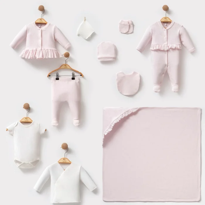 KIZ 0-3 AY AYI TAVŞAN JAKARLI 10LU SET