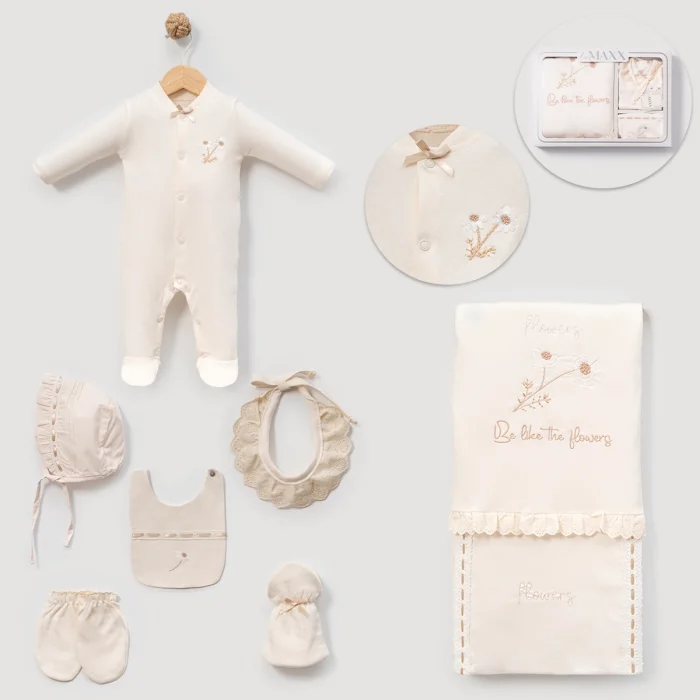 KIZ 0-3 AY BE LIKE THE FLOWERS KUTULU SET