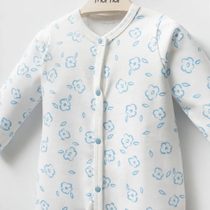 KIZ 0-3 AY ÇİÇEK BASKILI 10LU SET