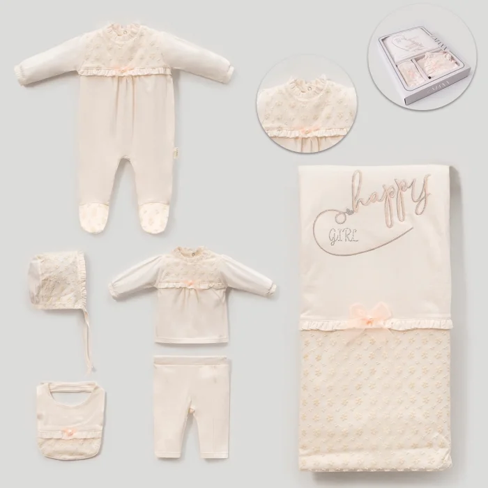 KIZ 0-3 AY HAPPY GIRL KUTULU SET