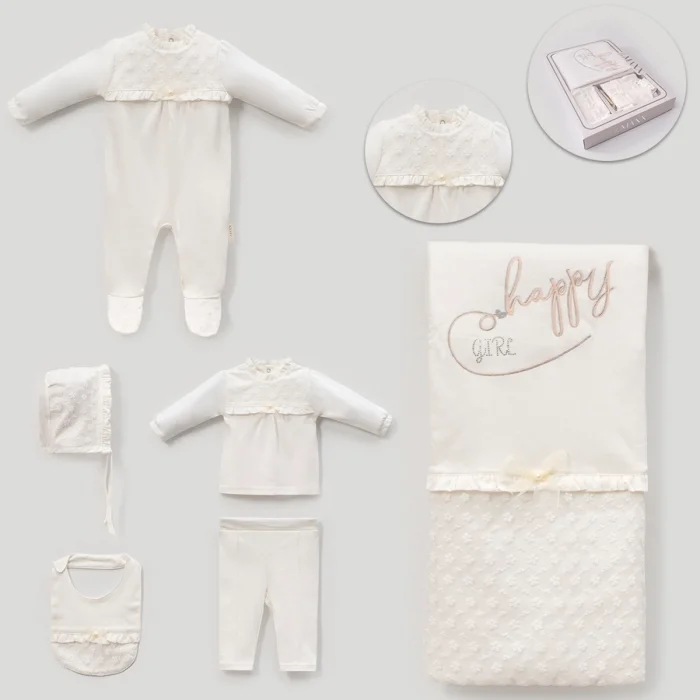 KIZ 0-3 AY HAPPY GIRL KUTULU SET