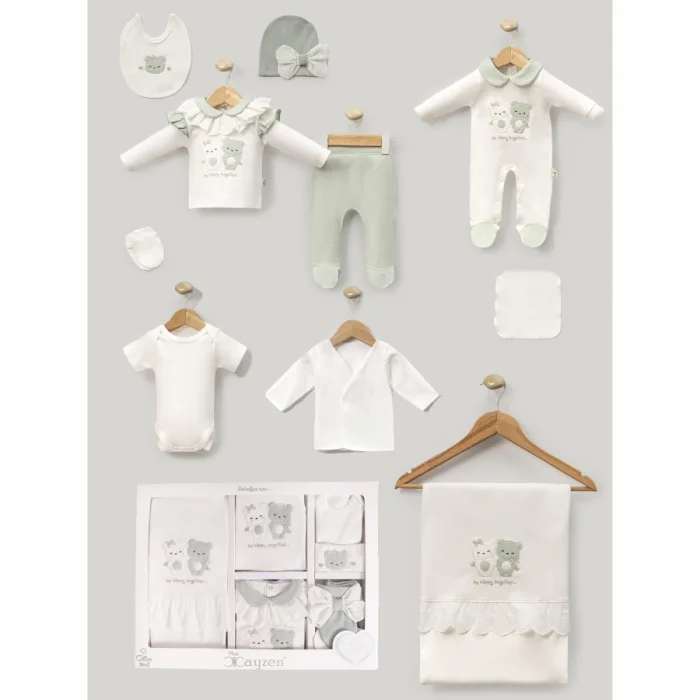 KIZ 0-3 AY KARDES AYICIK 10LU SET