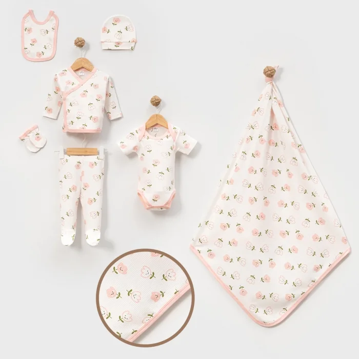 KIZ 0-3 AY LALE BATTANİYELİ 7Lİ SET